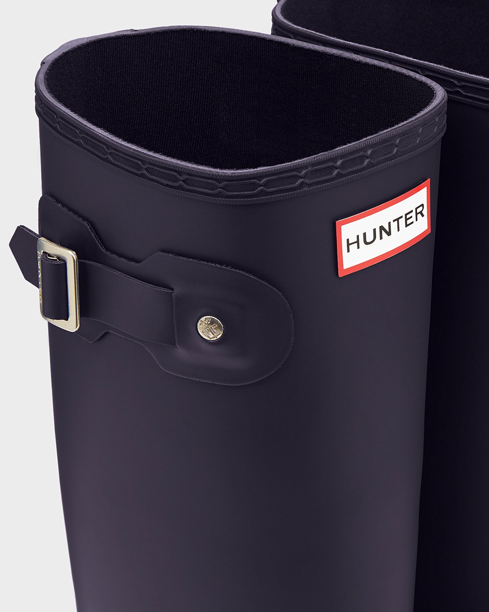 Hunter Uzun Yağmur Çizmeleri Bayan Mor - Original - Türkiye BC9704162